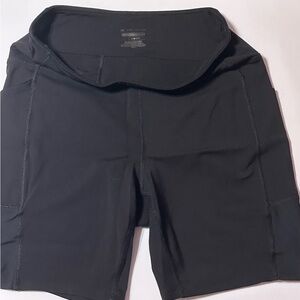 Women’s Black Tech Gear Bike/Running Shorts, L